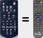 Comandament a distància substitut de ODYS001