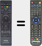 Comandament a dist&agrave;ncia substitut de RC2084403/01 (313922851651)