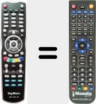 Comandament a dist&agrave;ncia substitut de DSR 3000 HD