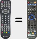 Comandament a dist&agrave;ncia substitut de ICubeXDiv35XPRECHIGH