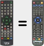 Comandament a dist&agrave;ncia substitut de TDT Curt