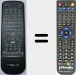 Comandament a dist&agrave;ncia substitut de NVR2311DVDTUC