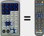 Comandament a dist&agrave;ncia substitut de NVR2749DVDPDCU
