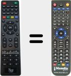 Comandament a dist&agrave;ncia substitut de UK-009