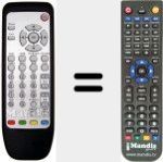 Comandament a dist&agrave;ncia substitut de REMCON720