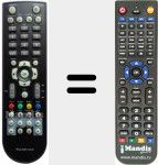 Comandament a dist&agrave;ncia substitut de RCU-500