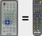 Comandament a dist&agrave;ncia substitut de REMCON1513