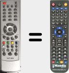 Comandament a dist&agrave;ncia substitut de SAT-964