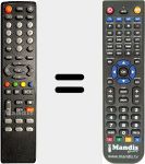 Comandament a distància substitut de ST-HD527CI