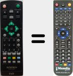 Comandament a dist&agrave;ncia substitut de DTB-H3600