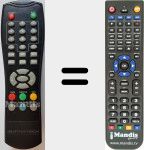 Comandament a dist&agrave;ncia substitut de REMCON1419