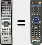 Comandament a dist&agrave;ncia substitut de DRH5200X