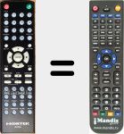 Comandament a distància substitut de NDVX280