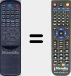 Comandament a distància substitut de TV-RM-D19