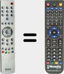 Comandament a distància substitut de GIGASET (M750)