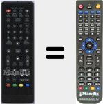 Comandament a distància substitut de LV6TBOXHD2