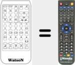 Comandament a distància substitut de 40 CHANNELS IR