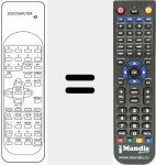 Comandament a distància substitut de DIGICOMPUTER 43 (ver