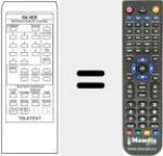 Comandament a distància substitut de INFRARED REMOTE CONT