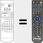 Comandament a distància substitut de UKV 620