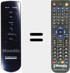 Comandament a distància substitut de VIDEOSTAR SIMPLE