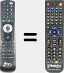 Comandament a distància substitut de 2700HD