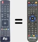 Comandament a distància substitut de 9800HD