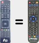 Comandament a distància substitut de 9850HD