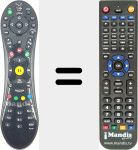 Comandament a distància substitut de TIVO001