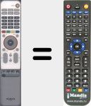Comandament a distància substitut de NR301