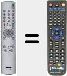 Comandament a distància substitut de RM-EA 005 (147942811)