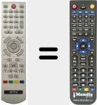 Comandament a distància substitut de IPTV001