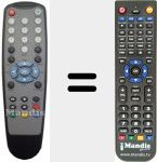 Comandament a distància substitut de IPTV002
