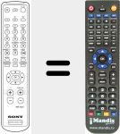 Comandament a distància substitut de RM-X 501 (141847711)