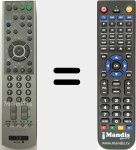 Comandament a distància substitut de RM-W105 (147892311)