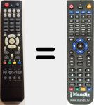 Comandament a distància substitut de HDSR420HD