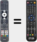 Comandament a distància substitut de 0530089674 (70061580)