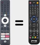 Comandament a distància substitut de RC600 (06A60R41PT001)