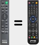 Comandament a dist&agrave;ncia substitut de RMT-AH500U (1-493-544-11)