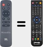 Comandament a distància substitut de 105001717