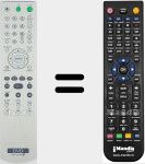 Comandament a dist&agrave;ncia substitut de RMT-D175P (147917923)