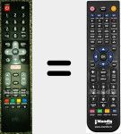 Comandament a dist&agrave;ncia substitut de ODL55650U-TIB