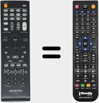 Comandament a distància substitut de RC-762M (24140762)