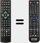 Comandament a dist&agrave;ncia substitut de Blau002