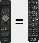 Comandament a dist&agrave;ncia substitut de YKF320-003 (242254990682)