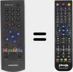Comandament a distància substitut de TELE PILOT 750C (296420621800)