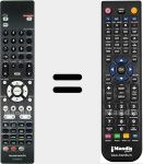 Comandament a dist&agrave;ncia substitut de RC006UD (30701009700AS)