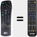 Comandament a dist&agrave;ncia substitut de 6711R1P019B