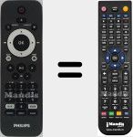 Comandament a dist&agrave;ncia substitut de CRP638/01 (996510032811)