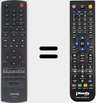 Comandament a dist&agrave;ncia substitut de SE-R0314 (AH700539)